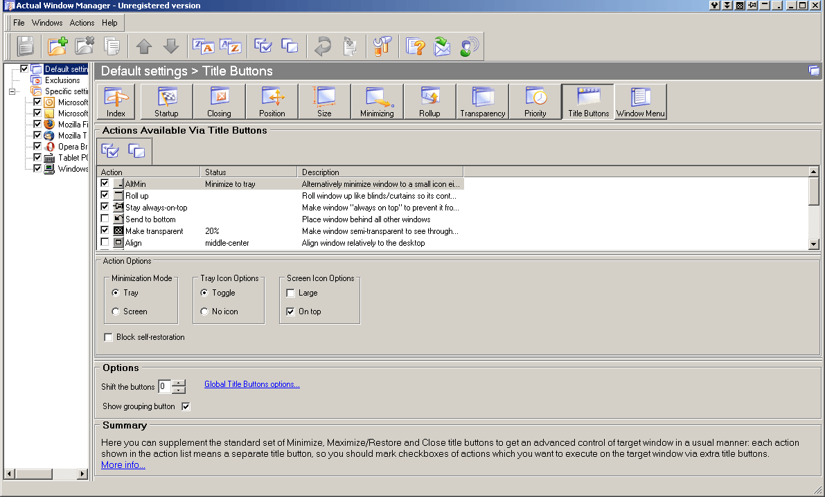 Actual Window Manager - Screenshot #24