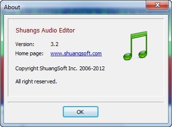Shuangs Audio Editor - Screenshot #1