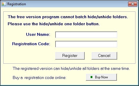 Free Folder Hider - Screenshot #4