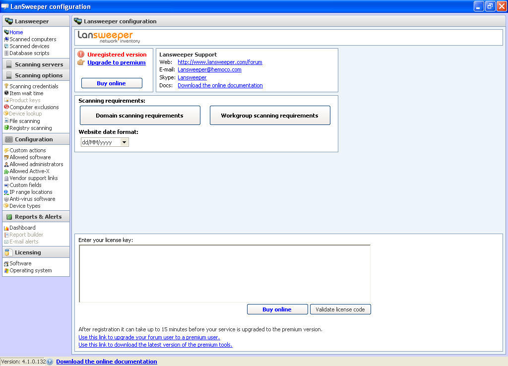 lansweeper office 365 scanning