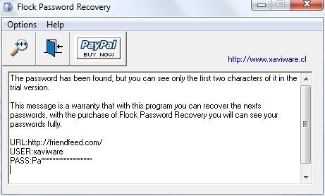 Recover восстановление пароля. Flock (браузер).