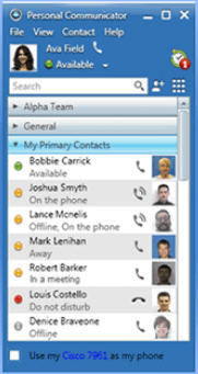 Cisco Unified Personal Communicator - Screenshot #3