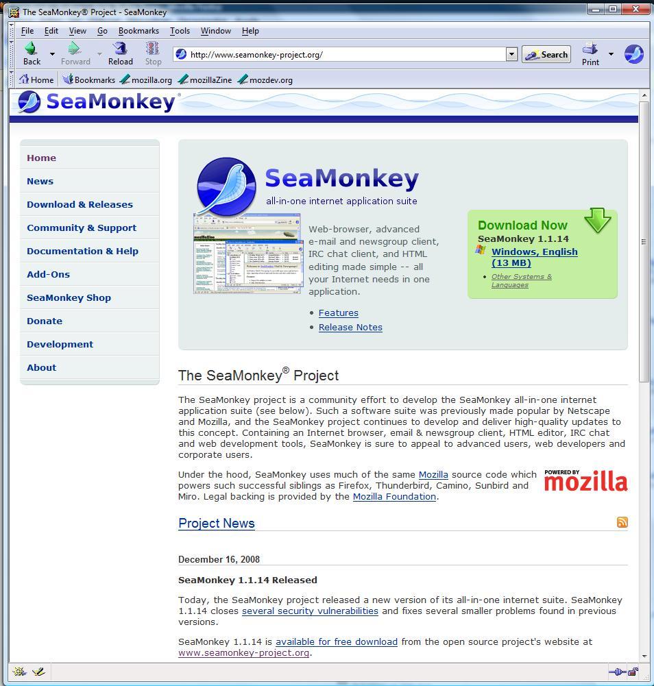 seamonkey download manager