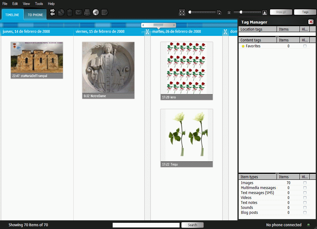 Nokia Lifeblog - Screenshot #1