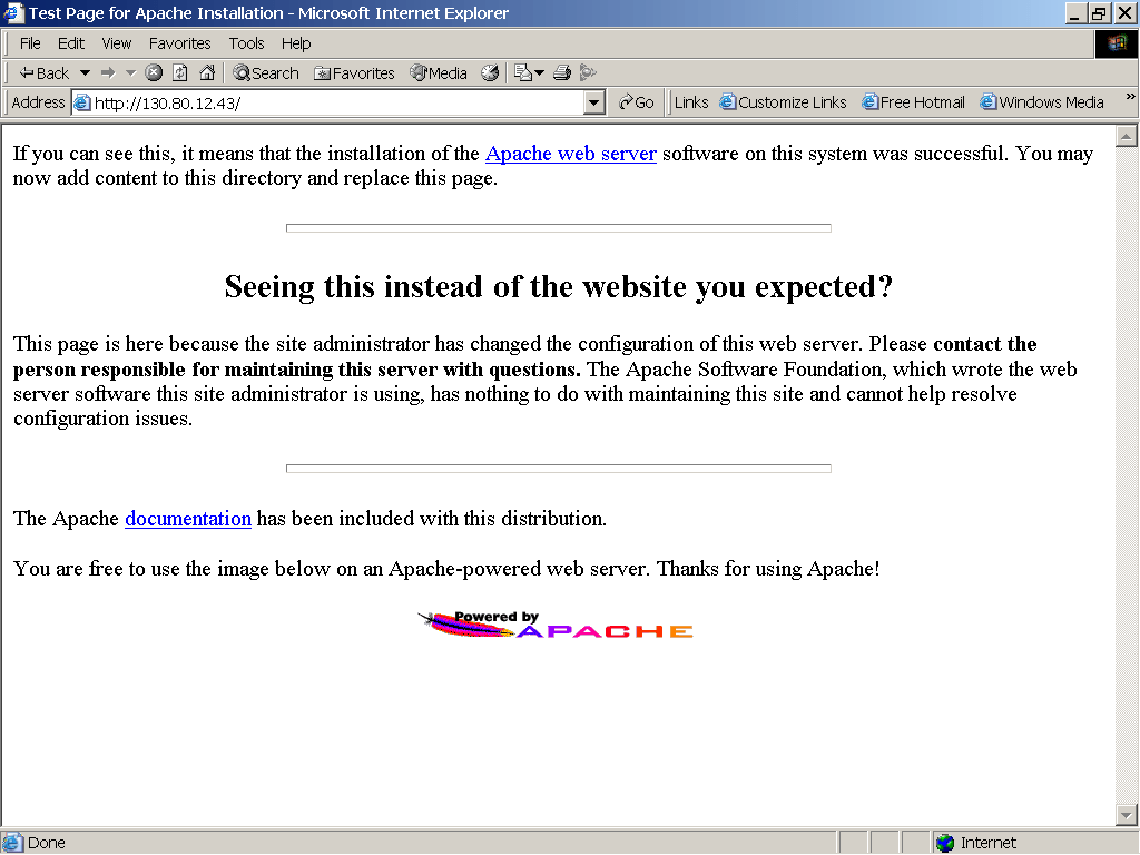 Apache HTTP Server - Screenshot #1