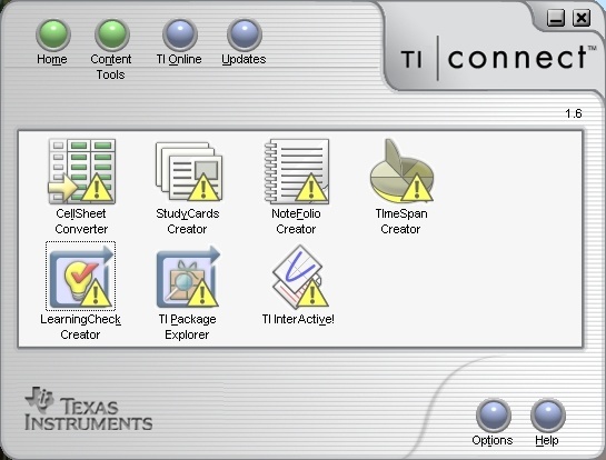ti connect software