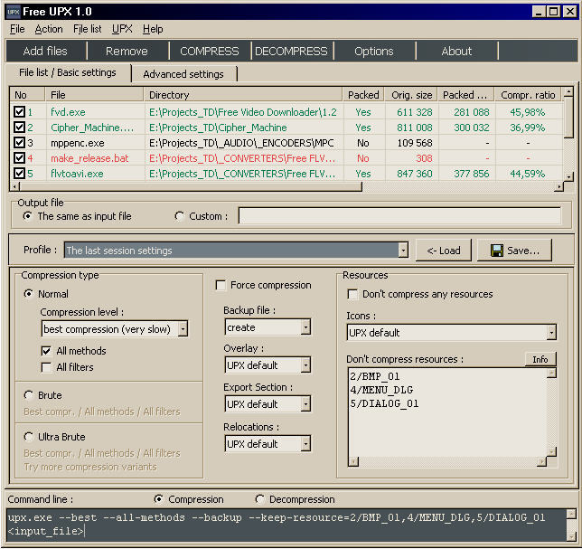 Ultimate Packer for eXecutables download for free SoftDeluxe