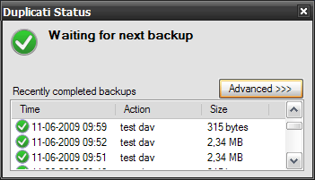 Duplicati - Screenshot #3