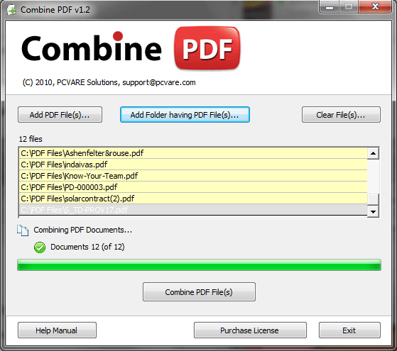 combine pdf files into one free software download