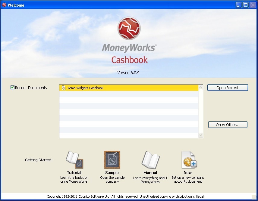 MoneyWorks Cashbook - Screenshot #6