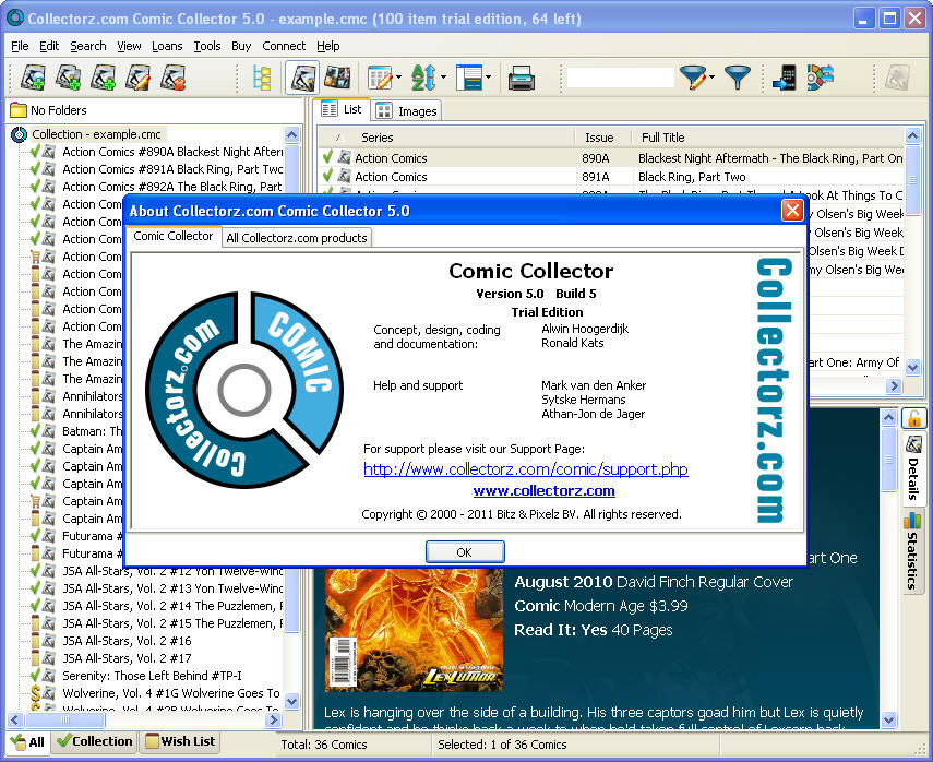 Collectorz.com Comic Collector - Screenshot #25