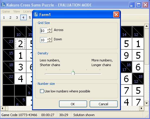 Kakuro Cross Sums Puzzle Latest Version Get Best Windows Software