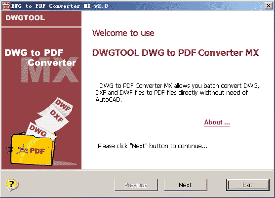 DWG to PDF Converter MX - Screenshot #18