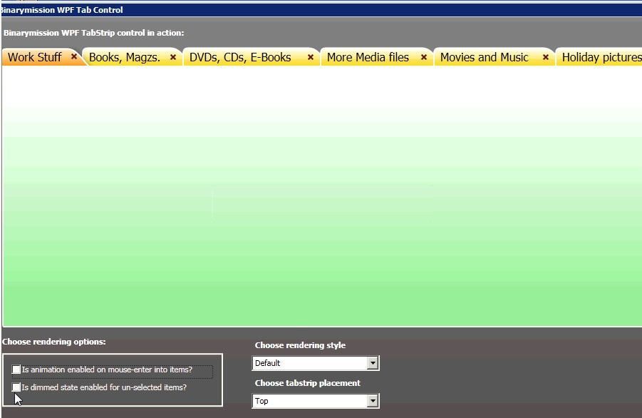 Tabcontrol Tab control for WPF download for free - SoftDeluxe