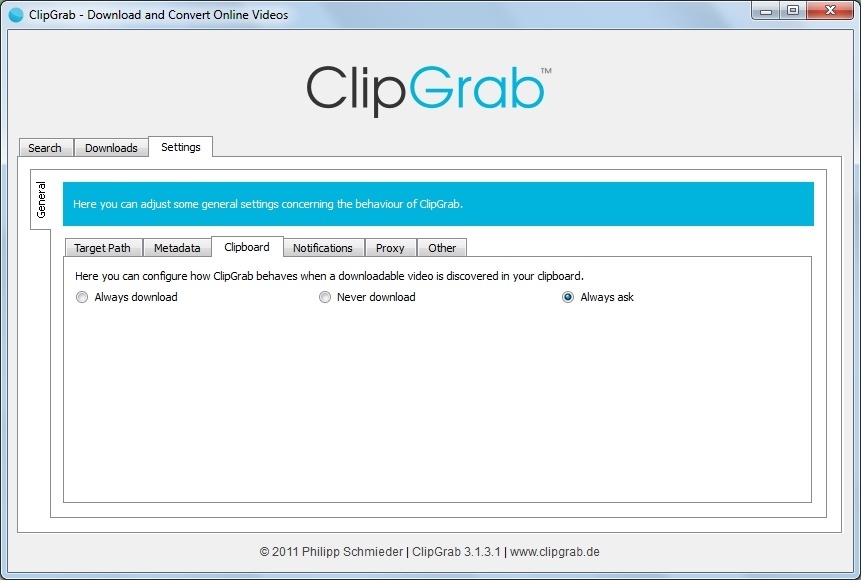 ClipGrab - Screenshot #11