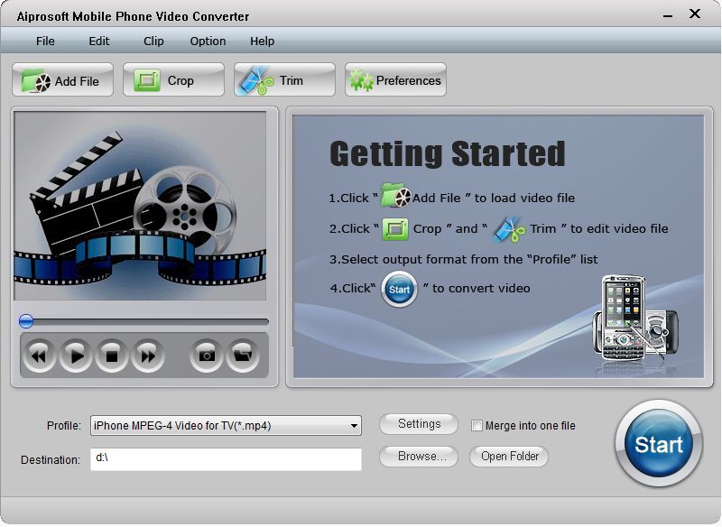 Aiprosoft Mobile Phone Video Converter - Screenshot #4