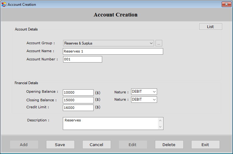 DRPU Financial Accounting - Screenshot #3