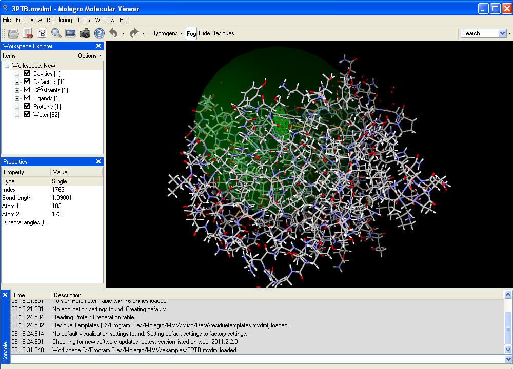 Molegro Molecular Viewer download for free - SoftDeluxe