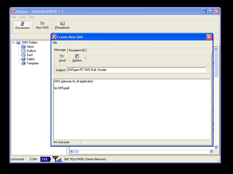 free download sms blast software for pc