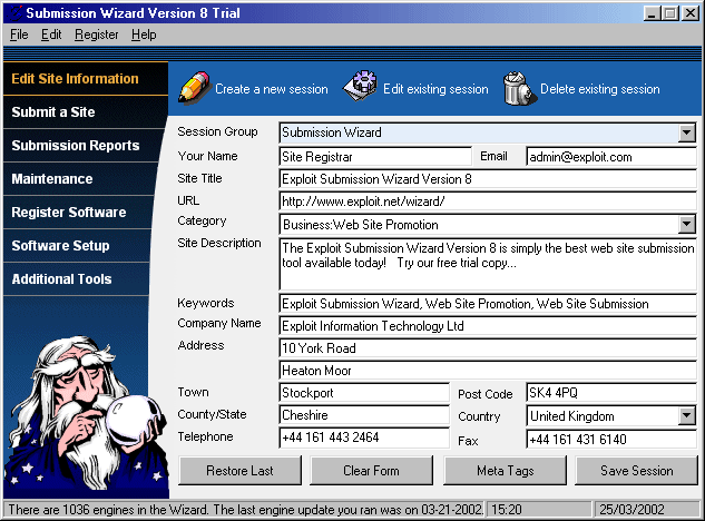Exploit Submission Wizard latest version - Get best Windows software