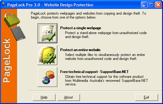 PageLock Website Copy Protection - Screenshot #3