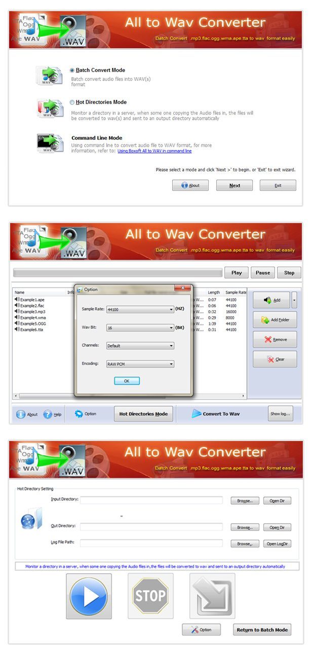 batch wav bitrate converter windows