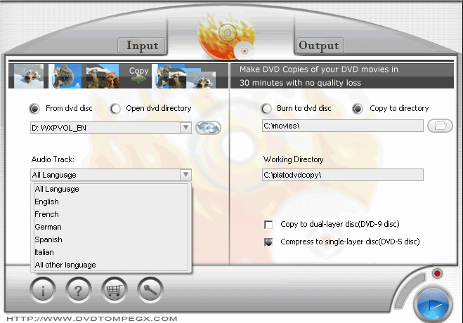 Plato DVD Copy - Screenshot #2