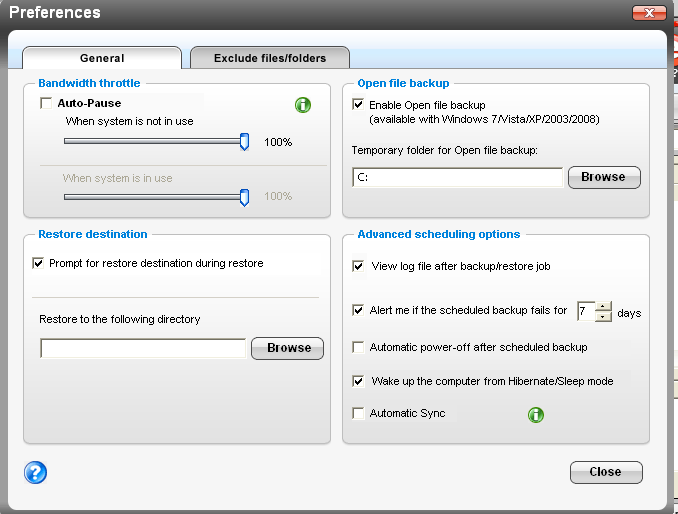 IDrive - Screenshot #7