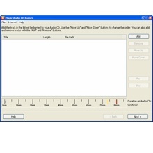 Magic Audio CD Burner - Screenshot #1