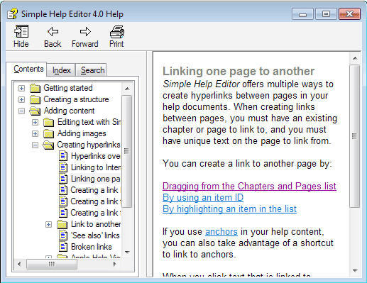 Simple Help Editor latest version - Get best Windows software