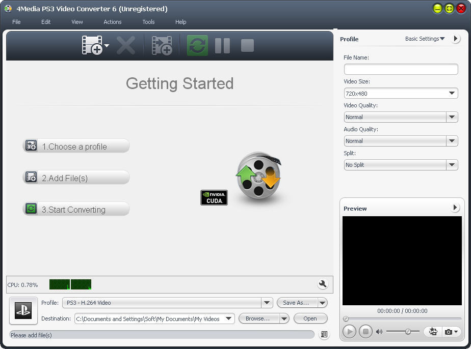 4Media PS3 Video Converter - Screenshot #7