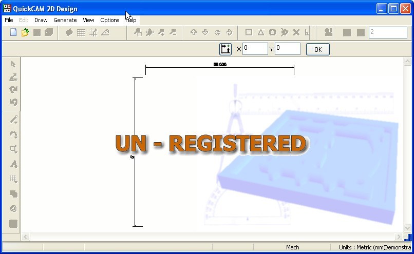 Denford QuickCAM Design - Screenshot #1
