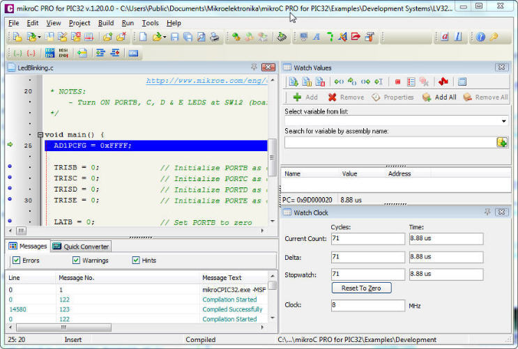 mikroC PRO for PIC32 download for free - SoftDeluxe
