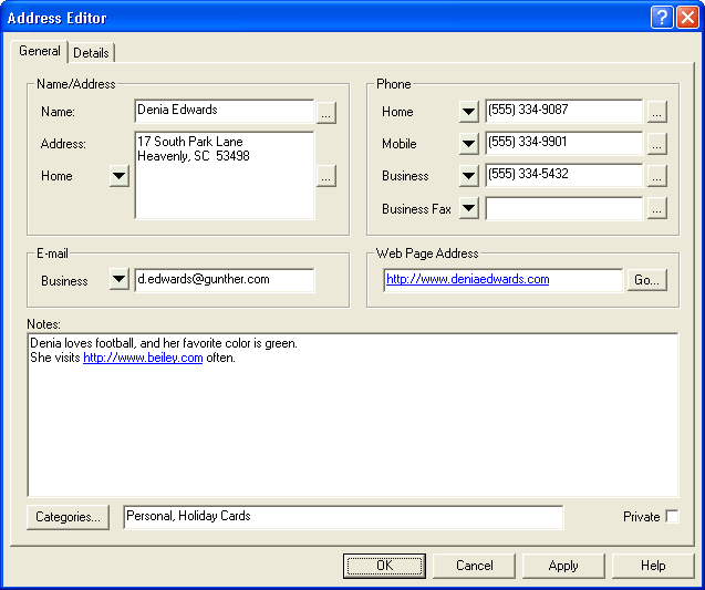 Handy Address Book - Screenshot #10