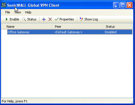 global vpn client setup