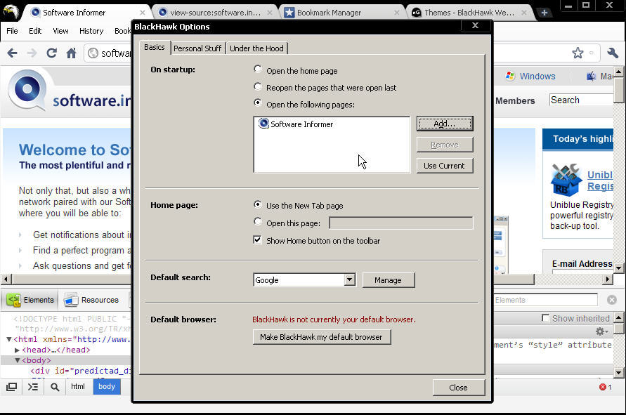 BlackHawk Web Browser - Screenshot #24