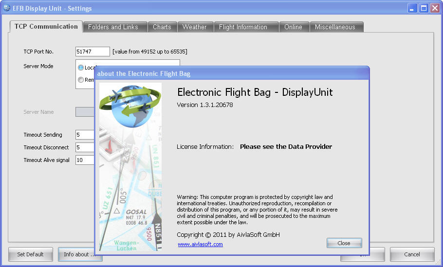 AivlaSoft EFB download for free - SoftDeluxe