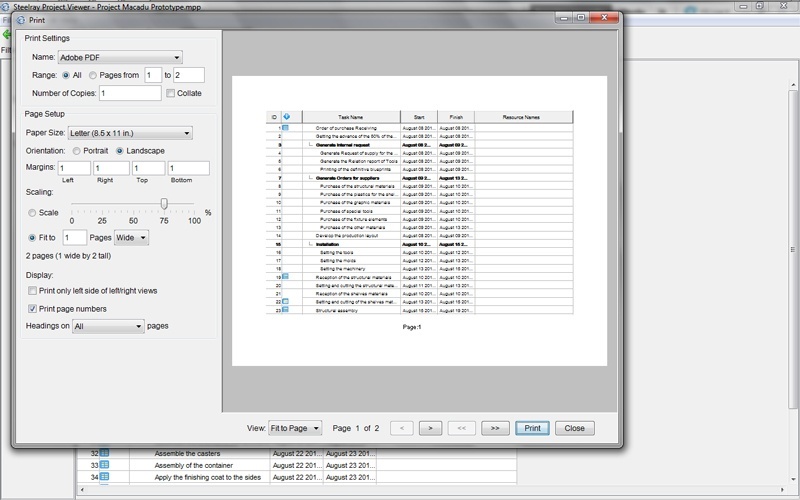 Steelray Project Viewer 6.18 for windows download free