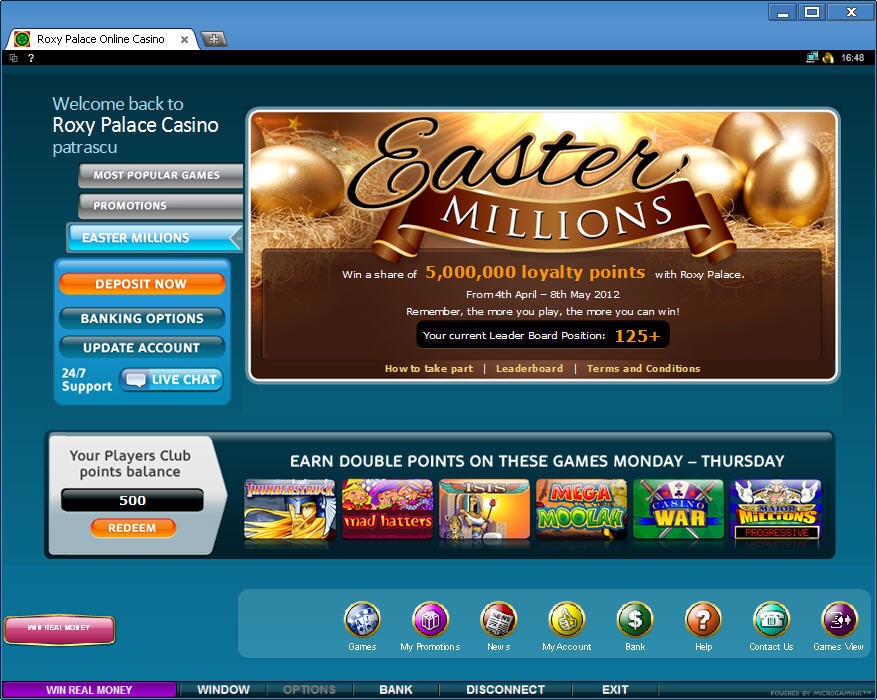 Roxy Palace Casino Free Games