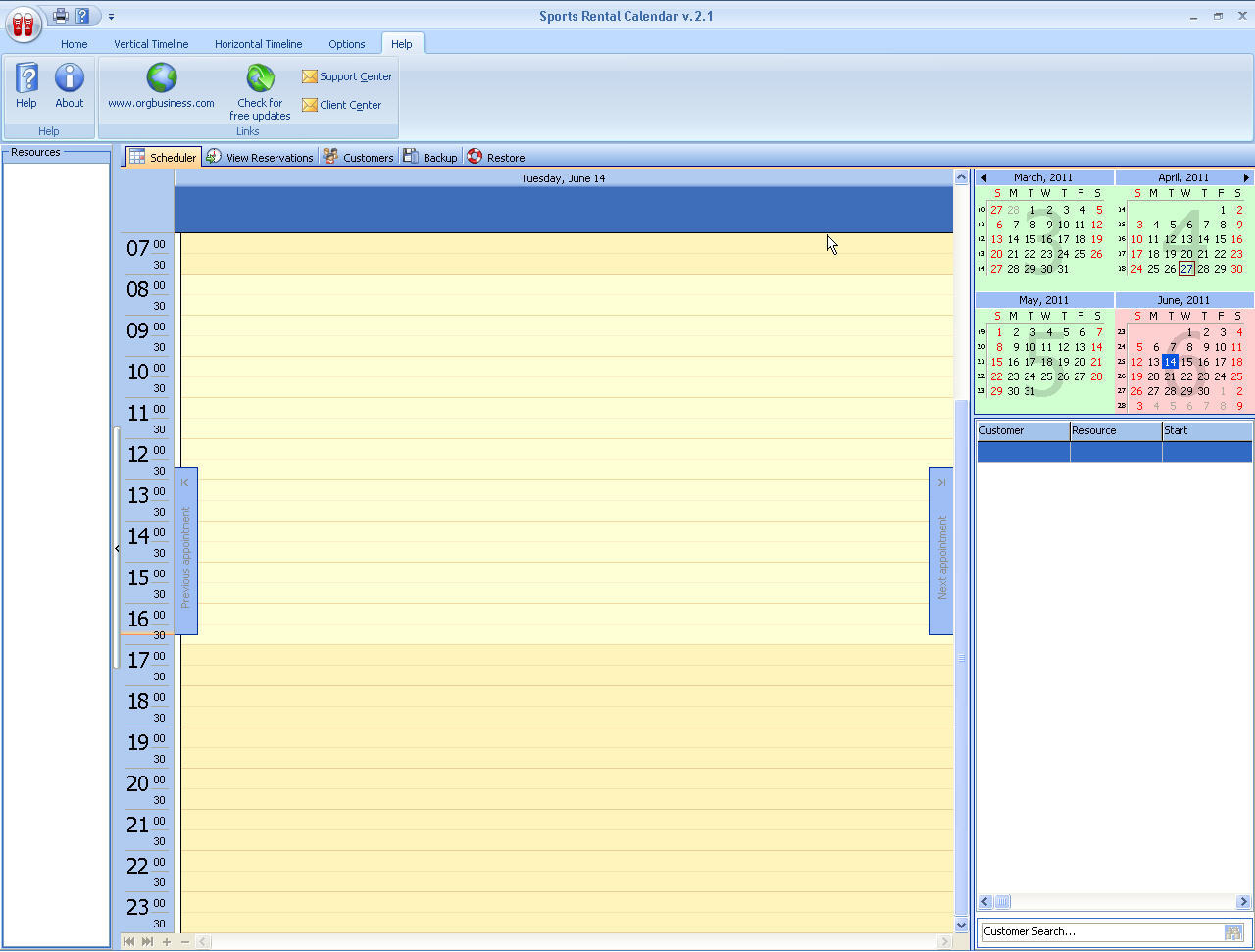 Sports Rental Calendar - Screenshot #4