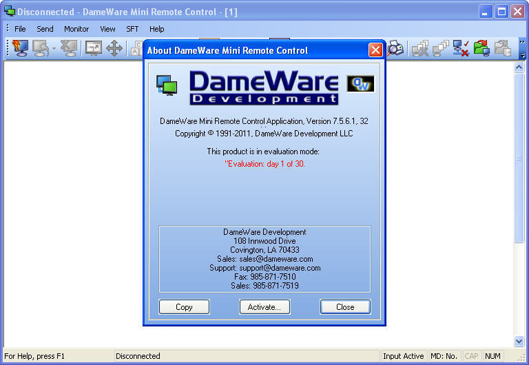 DameWare Mini Remote Control 12.3.0.12 download the last version for ipod