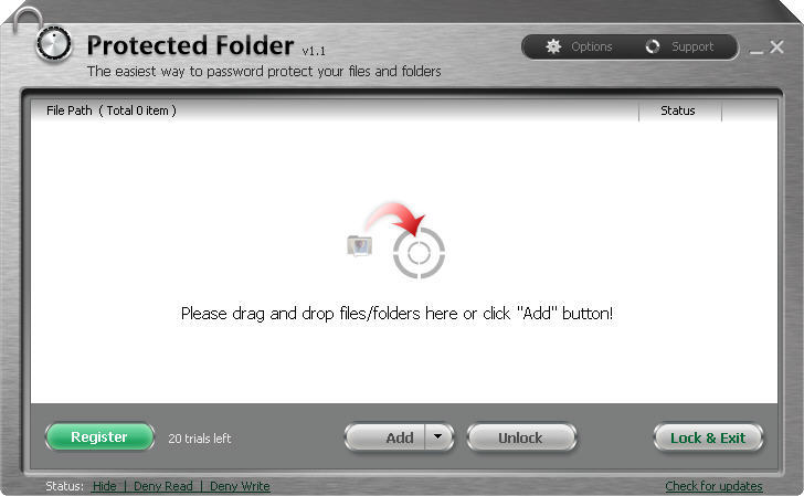 Protected Folder - Screenshot #6