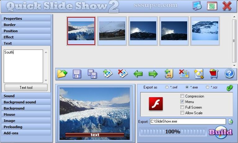 Quick Slide Show - Screenshot #1