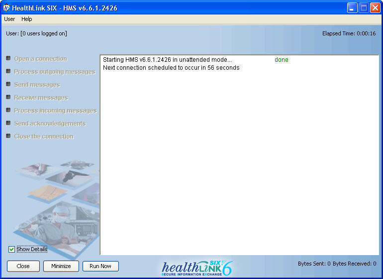 HealthLink SIX Client Software - Screenshot #1