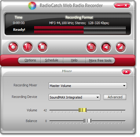 RadioCatch Web Radio Recorder - Screenshot #4