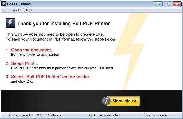 Bolt PDF Printer - Screenshot #10