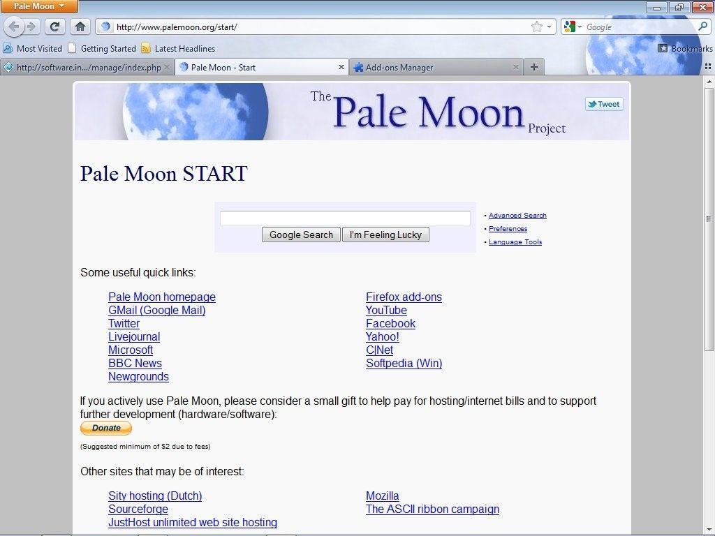 instal the new Pale Moon 32.3.1