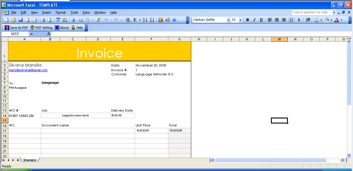 excel to pdf converter plugin