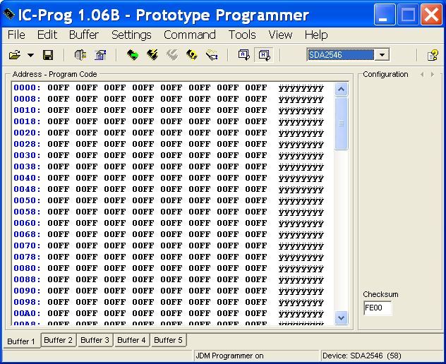 Программа ic prog пишет ошибка 000h