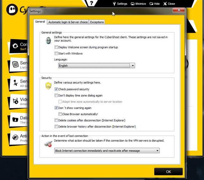 CyberGhost VPN - Screenshot #11